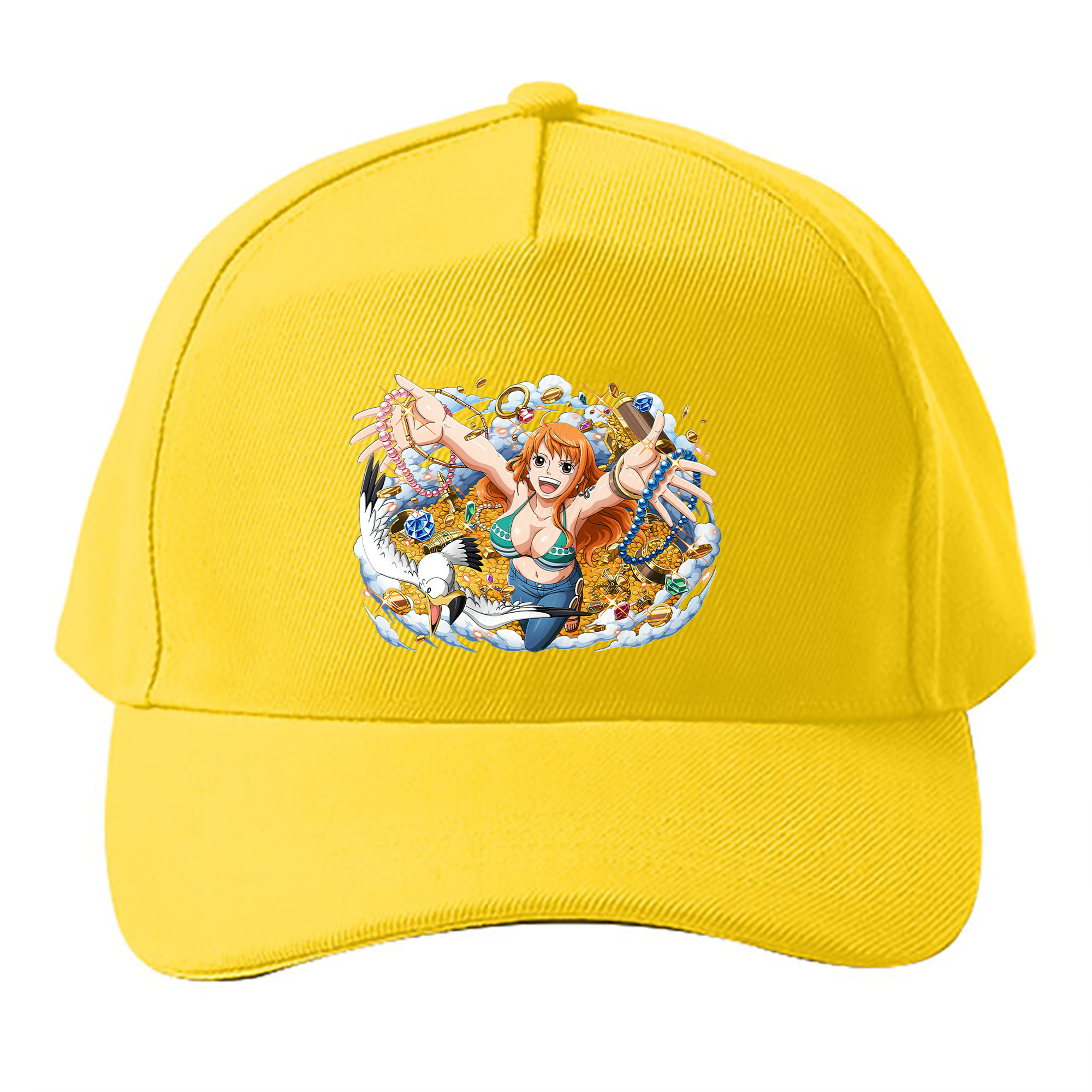（画像用） ワンピース ナミ ONE PIECE Nami ベースボールキャップ 綿100％ 男女兼用 帽子 スポーツ